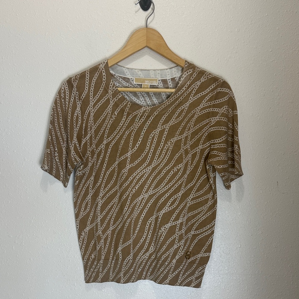 Michael Kors Short Sleeve Top, Size M
